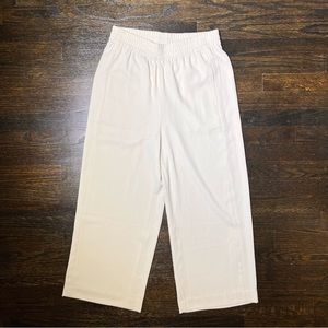 NWT H&M Cream High Rise Wide Leg Pants Size 6